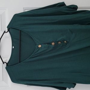 Womens Green Shirt size 5xl